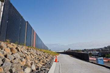 website gallery image of highway beautification by Native Solutions website offering forestry management and forestry planting in Canterbury NZ