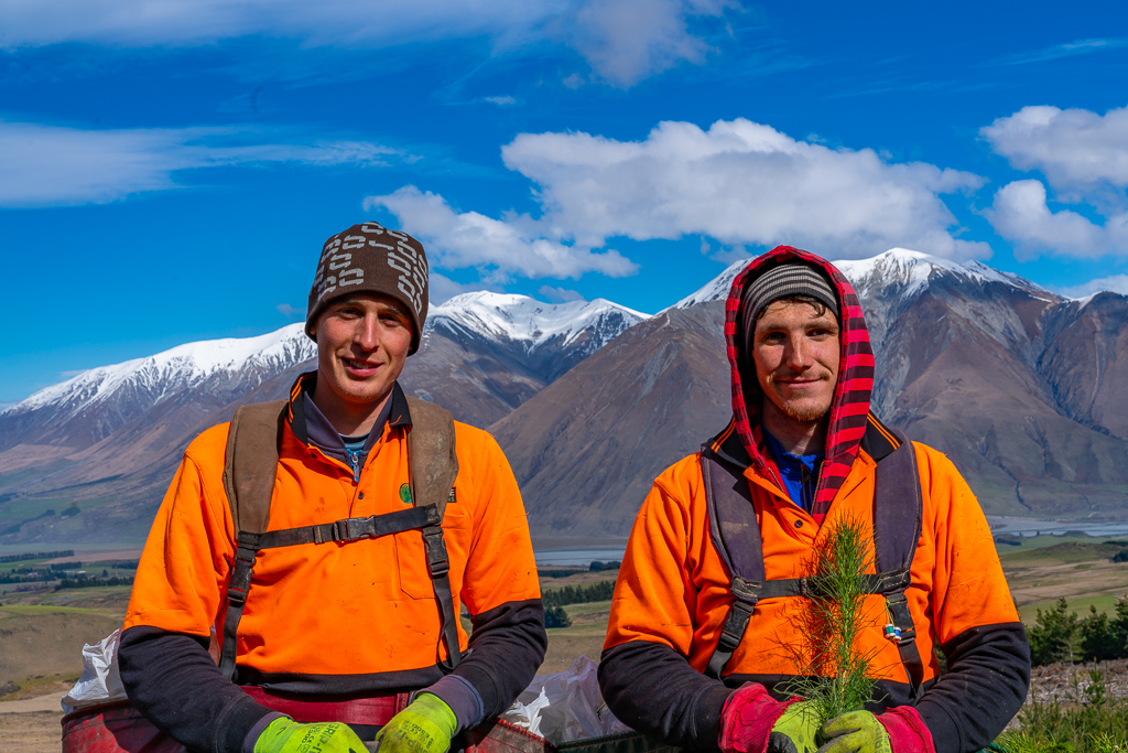 Team member group photo of Native Solutions providing forestry pest control, native revegetation, and forest management, serving Marlborough, Canterbury, Christchurch, Kaikoura, and Otago